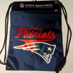 New England Patriots Clinch Back Pack NWT